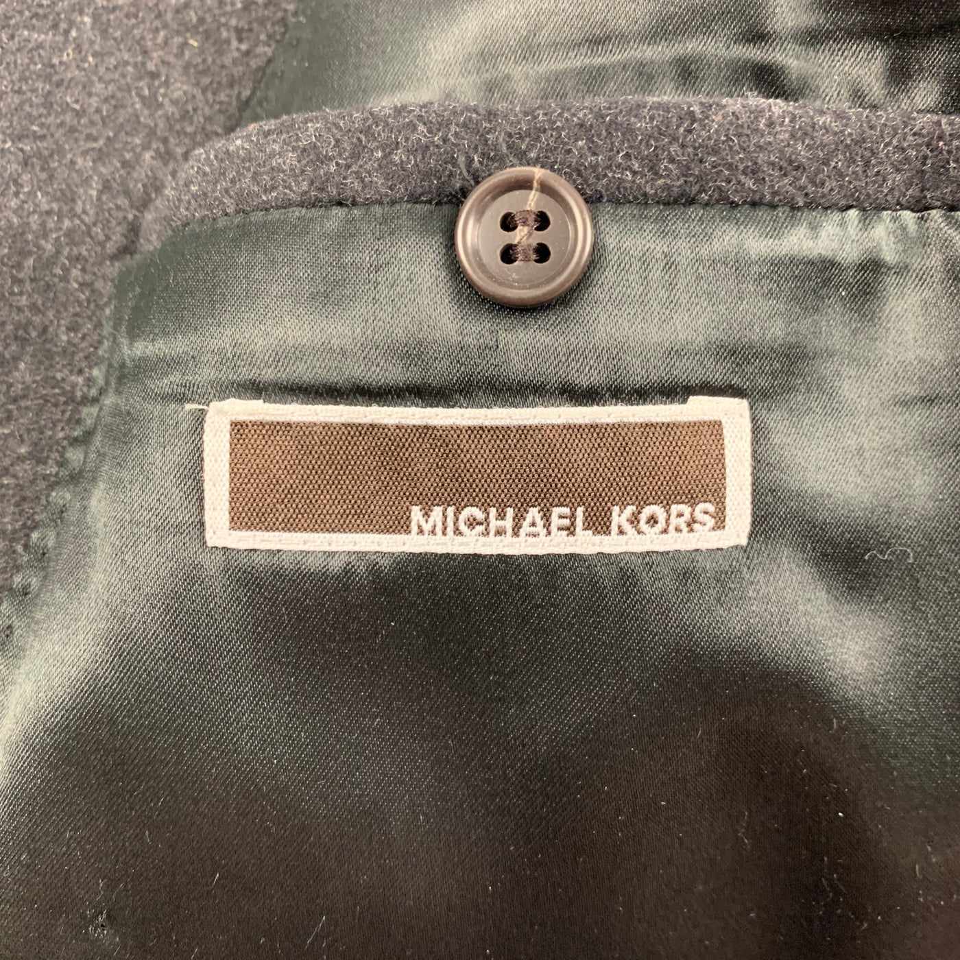 MICHAEL KORS Size 38 Charcoal Wool Blend Double Breasted Coat – Sui Generis  Designer Consignment