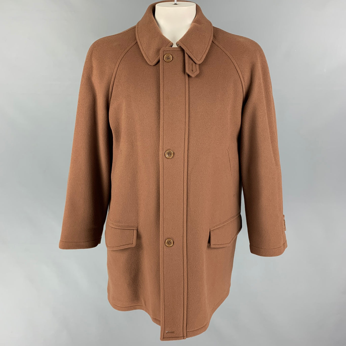 BURBERRY LONDON Size XL Brown Not Listed Zip & Buttons Coat – Sui Generis  Designer Consignment