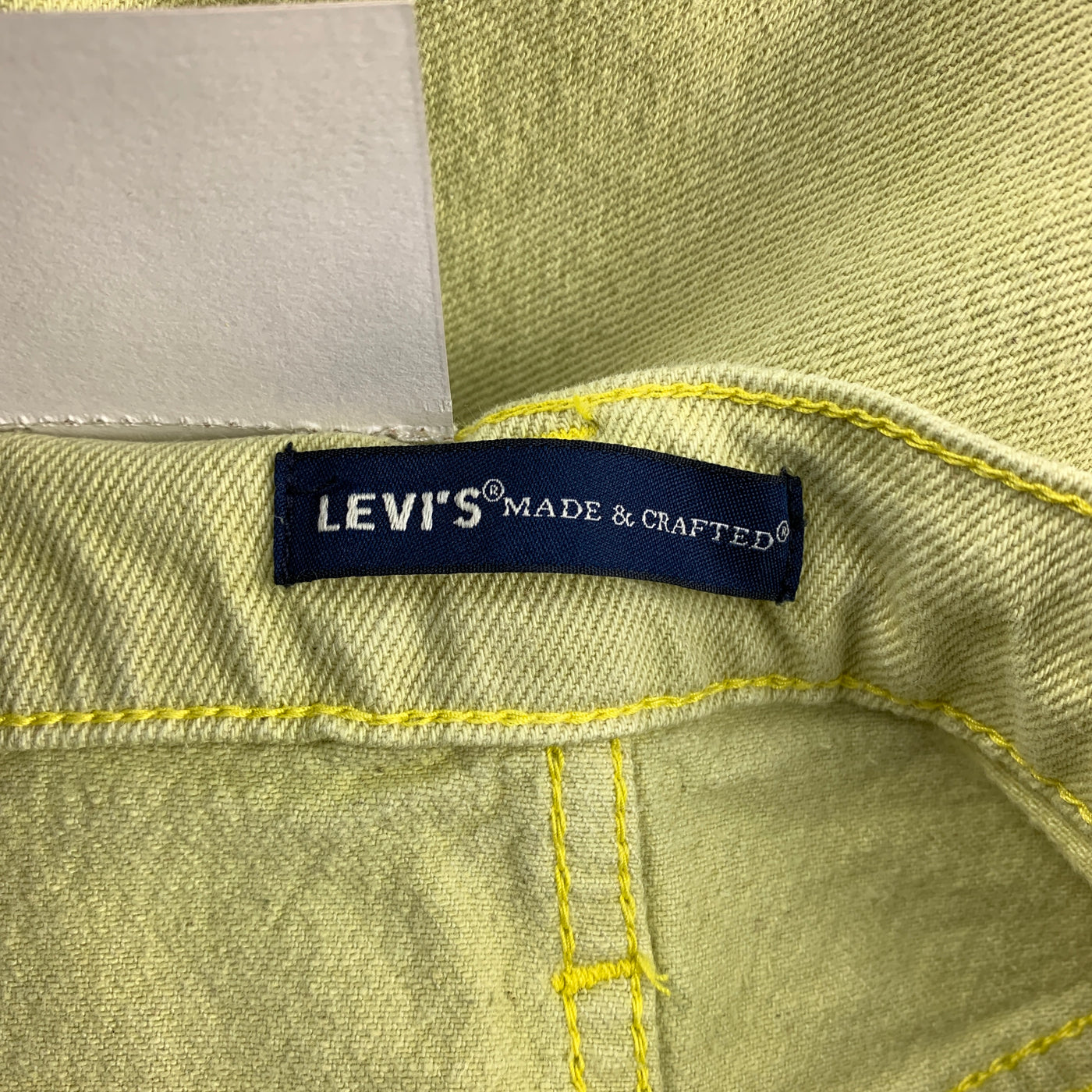 LEVI'S MADE & CRAFTED 511 Size 29 Pistachio Denim Zip Fly Slim Jeans