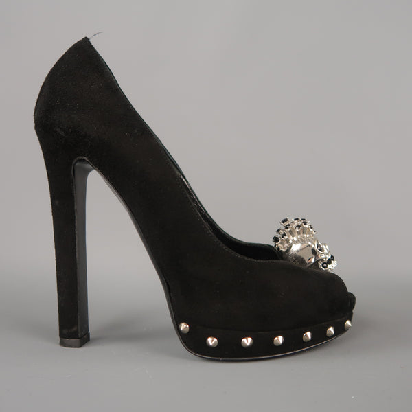 alexander mcqueen skull pumps