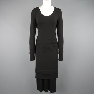 layered sheath dress