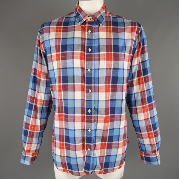 red white and blue designer shirt