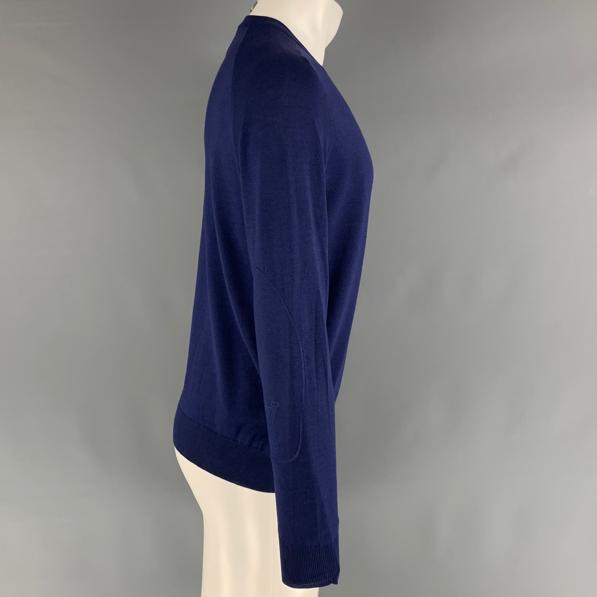 Louis Vuitton // Grey Cashmere Monogram Zip Sweater – VSP Consignment