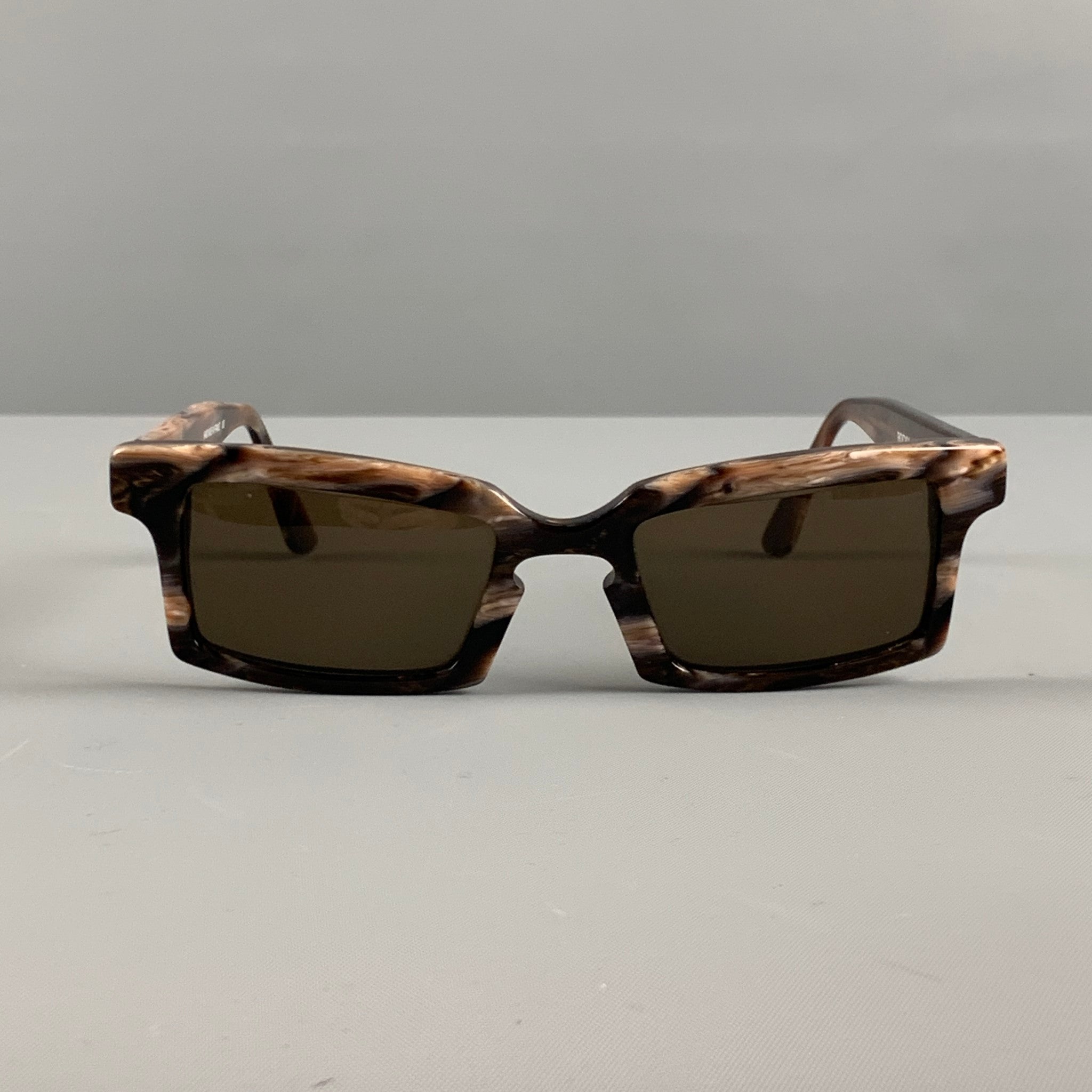 Walter Van Beirendonck Sunglasses Special Shield Clear and Grey