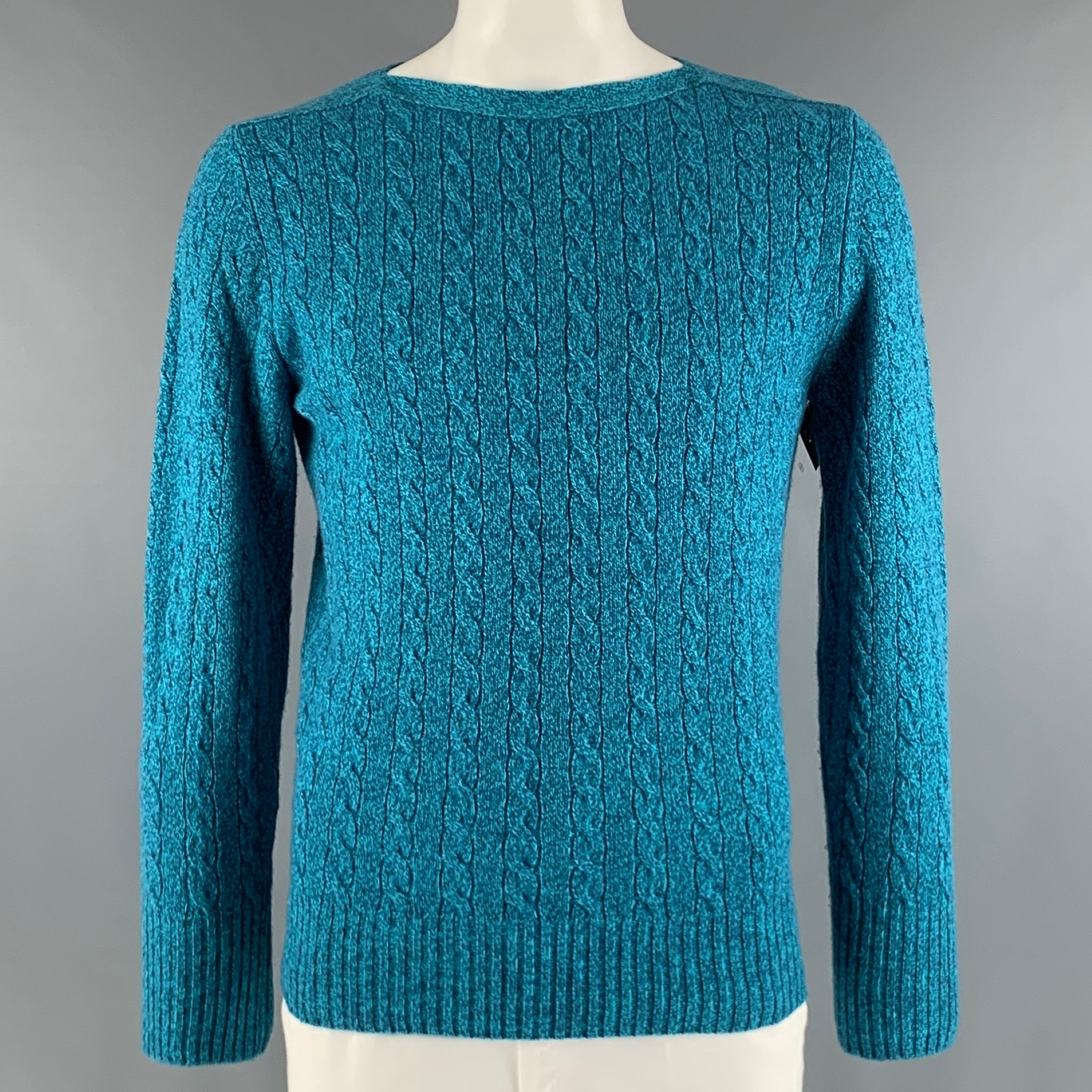 LOUIS VUITTON Size M Blue Knitted Wool Silk Creeper Pullover – Sui Generis  Designer Consignment