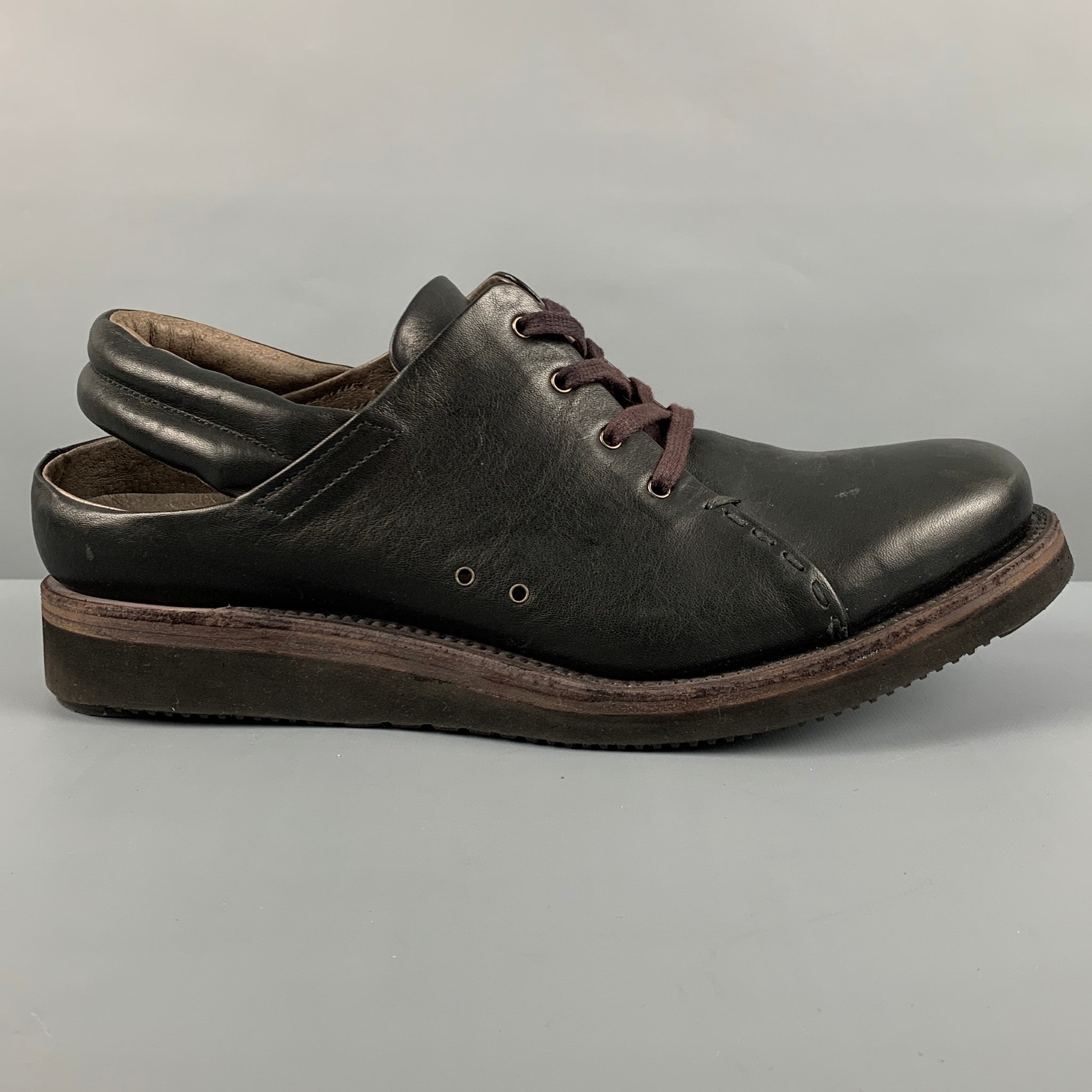 LOUIS VUITTON Size 12 Black Damier Leather Lace Up Dress Shoes – Sui  Generis Designer Consignment