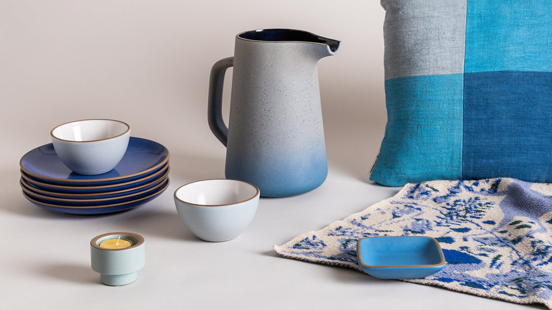 Cotton Tea Towel in Blue – Heath Ceramics