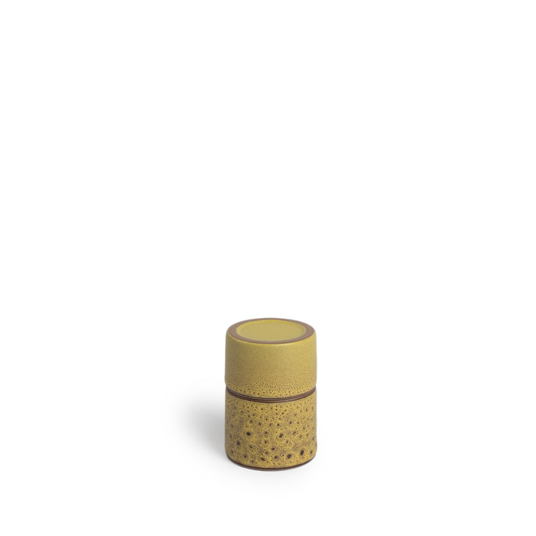 Matchstick Holder in Ochre and Matte Brown