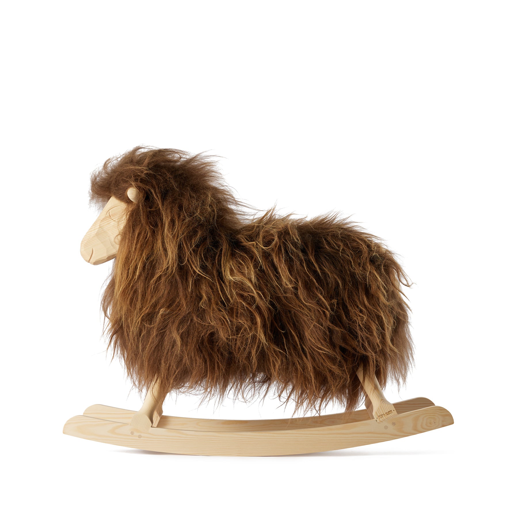 Long Wool Rocking Sheep in Brown – Heath Ceramics