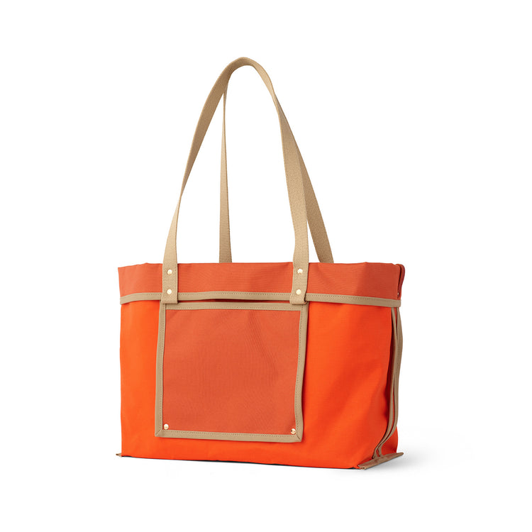 Large Reversible Tote in Campari