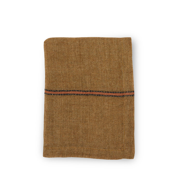 Marie Napkin in Bronze Stripe