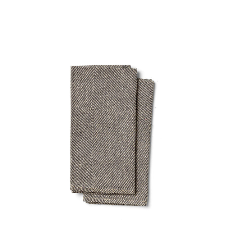 Kypert Napkins in Graphite (Set of 2)