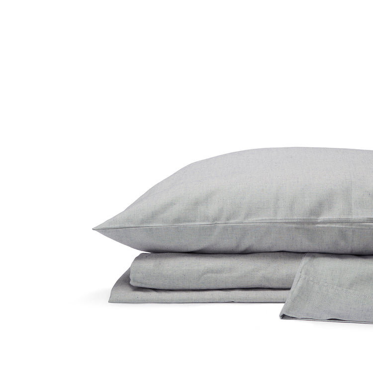 Organic Cotton Jaspe Sheet Set in Indigo