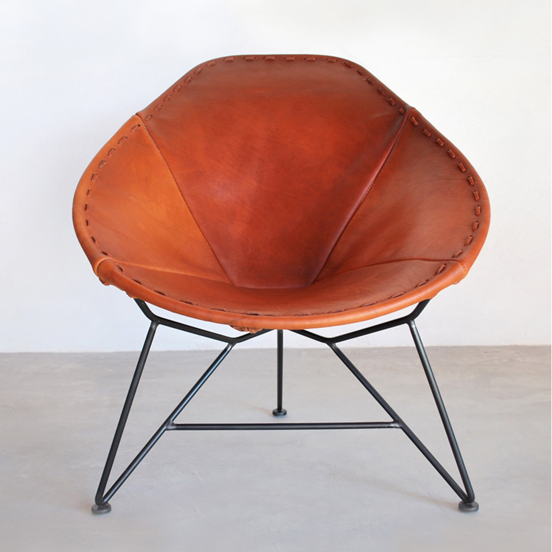 Garza Marfa Leather Oval Chair Heath Ceramics
