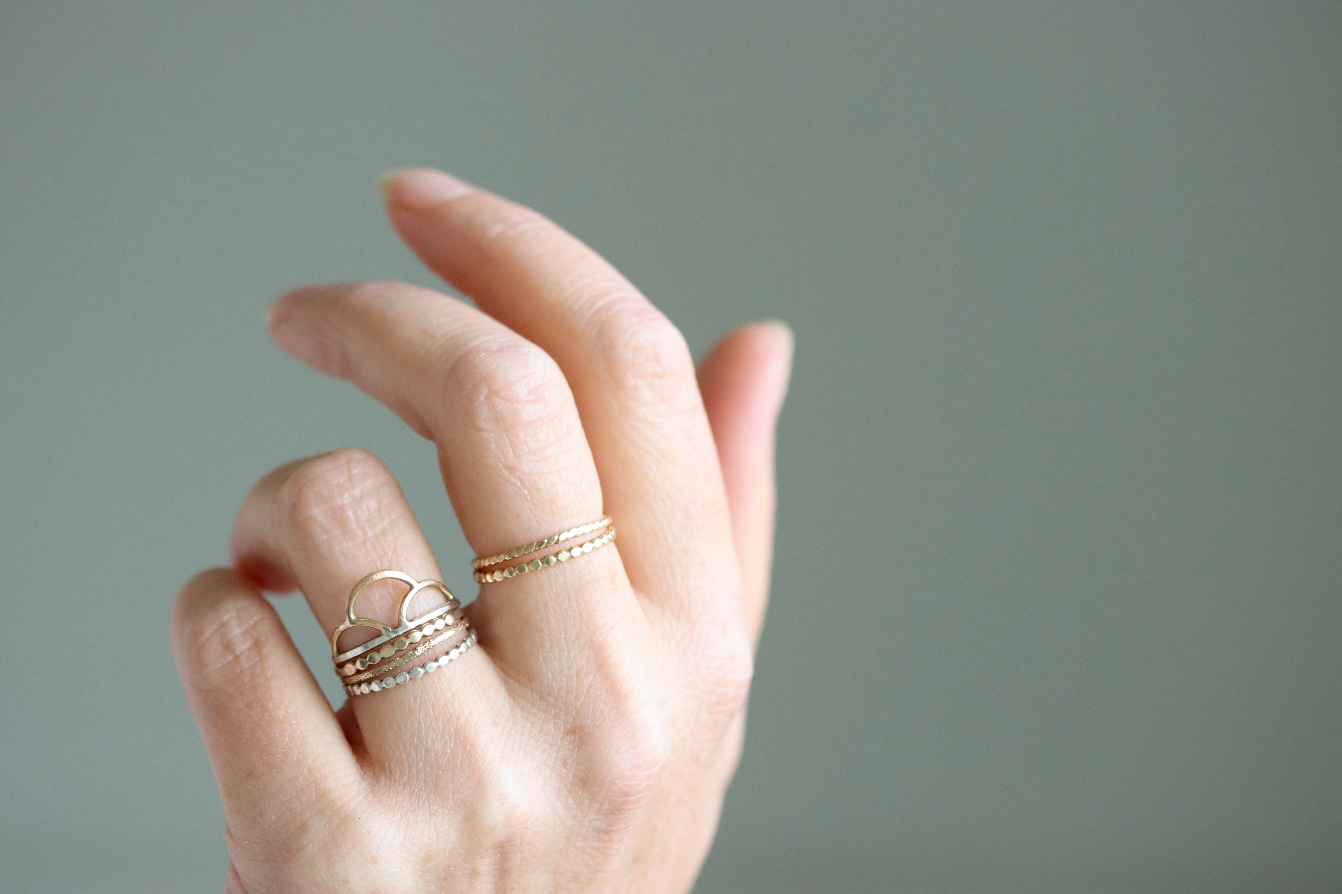 Rebecca Haas Jewelry - Current Ring Stack