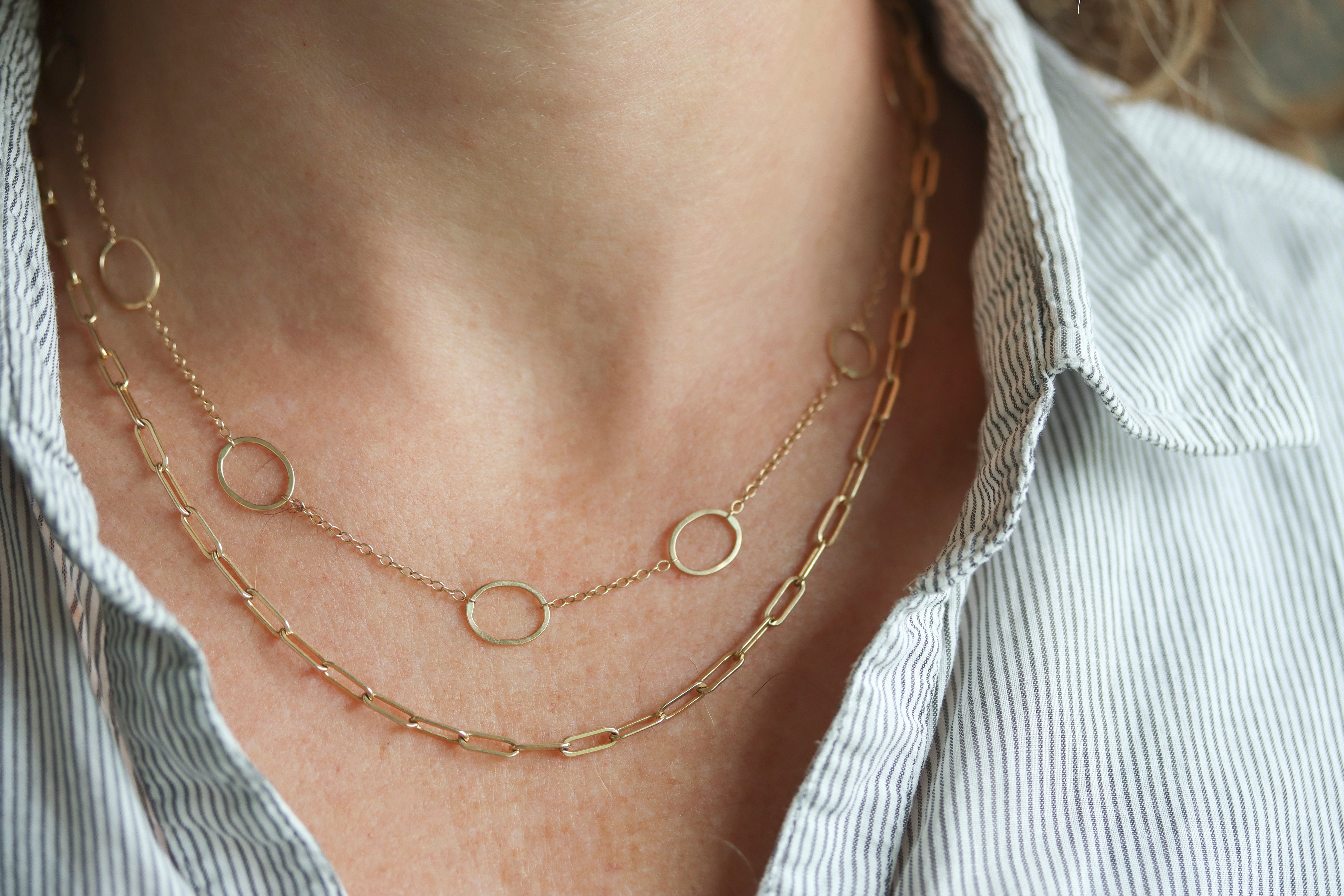 Rebecca Haas Jewelry - Infinity Chain and Colette Necklace