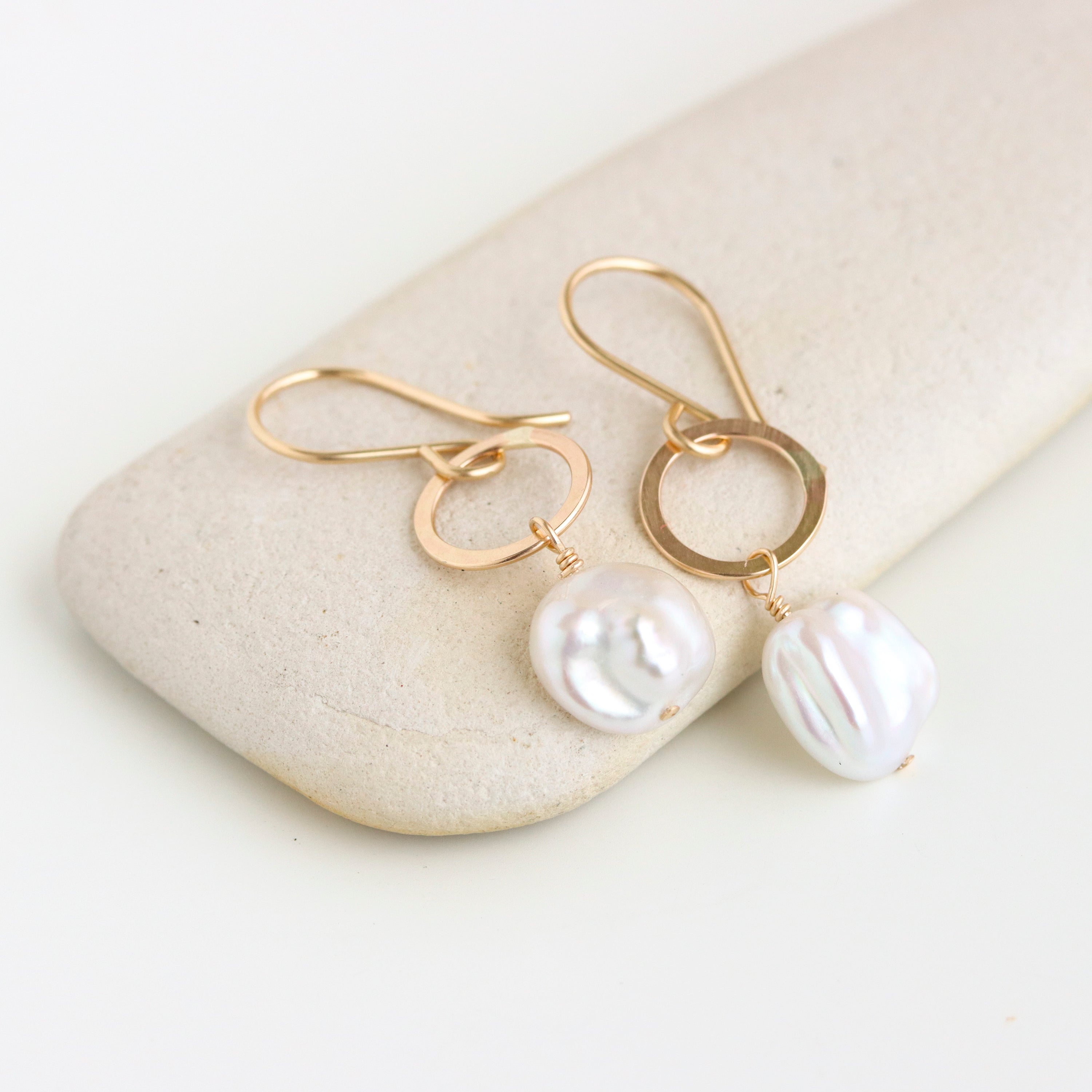 Rebecca Haas Jewelry - Hera Pearl Drop Earrings