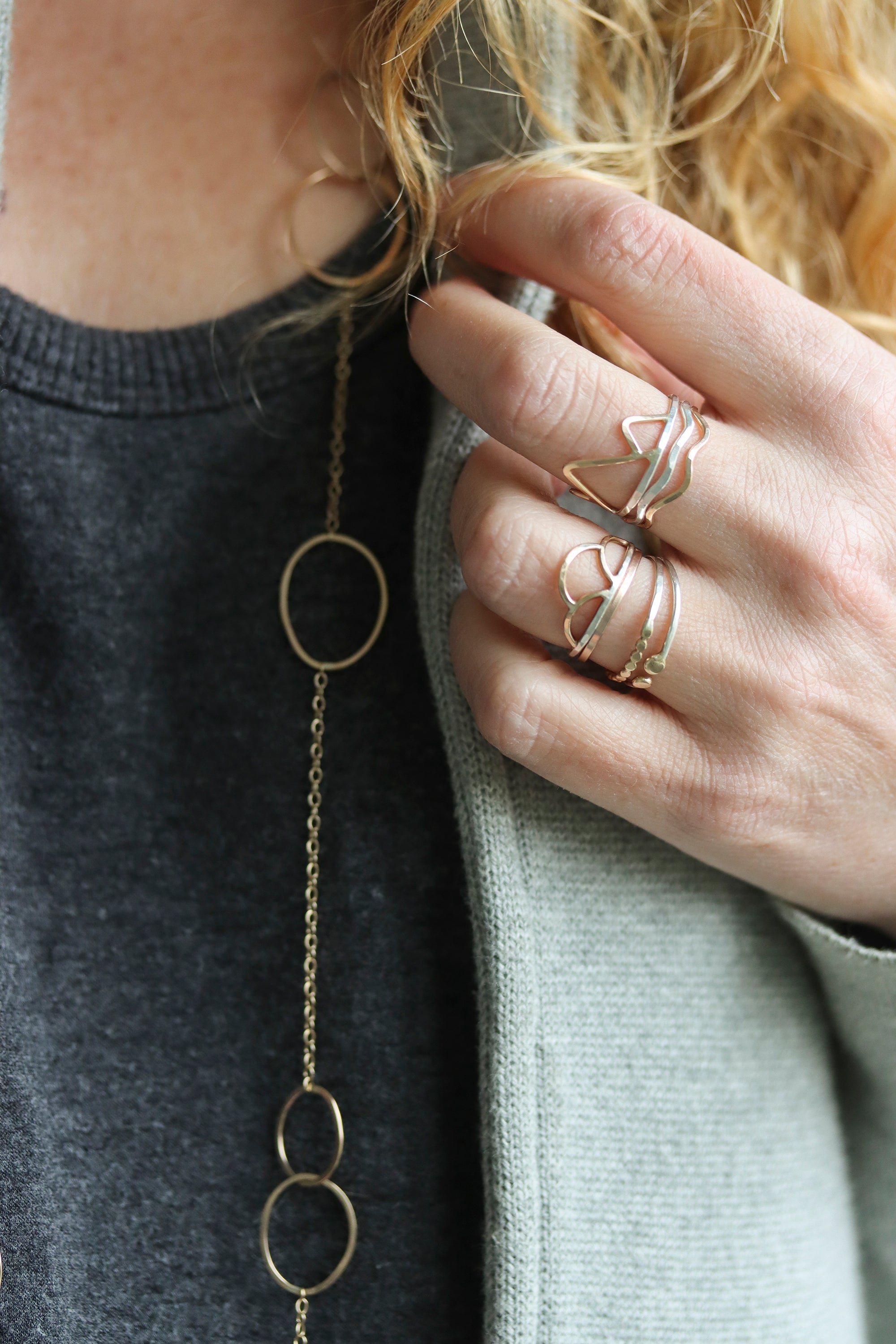 Rebecca Haas Jewelry - Rings & Layers Texture