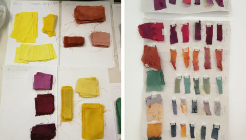 Natural dye experiments