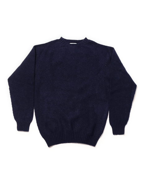 Shaggy Dog Sweater Navy - Trim Fit | Men's Sweaters - J. Press