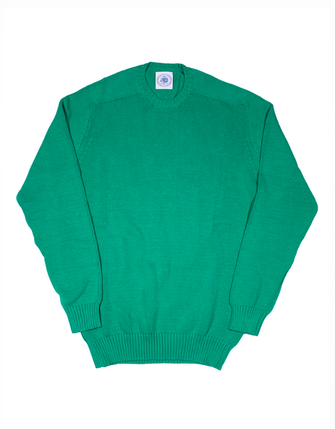 Heat Press Green Crew-neck Sweatshirt #562 - Merry Mart Uniforms