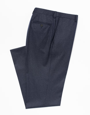 Charcoal Wool Flannel Trousers | J. PRESS