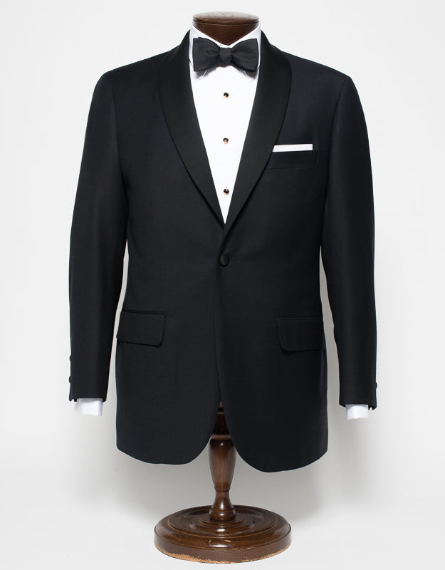 TUXEDO 1B SATIN SHAWL COLLAR