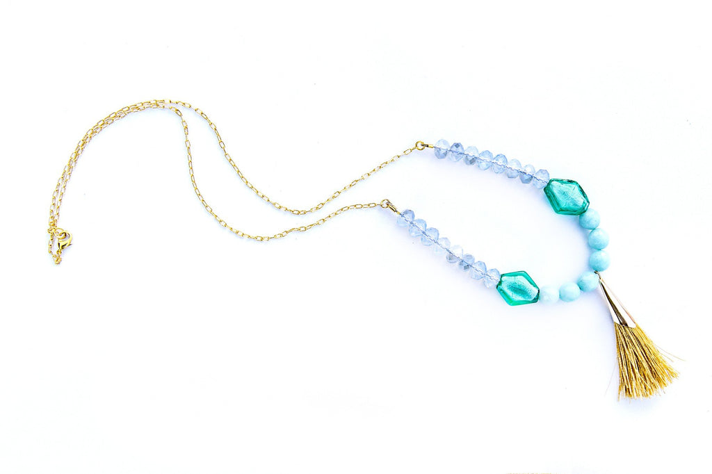 blue necklace online