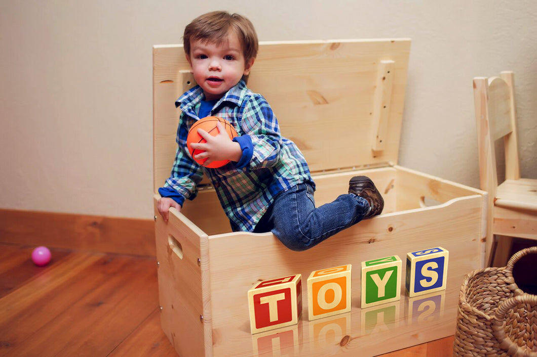 baby boy wooden toy box