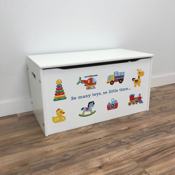 wooden childrens storage box