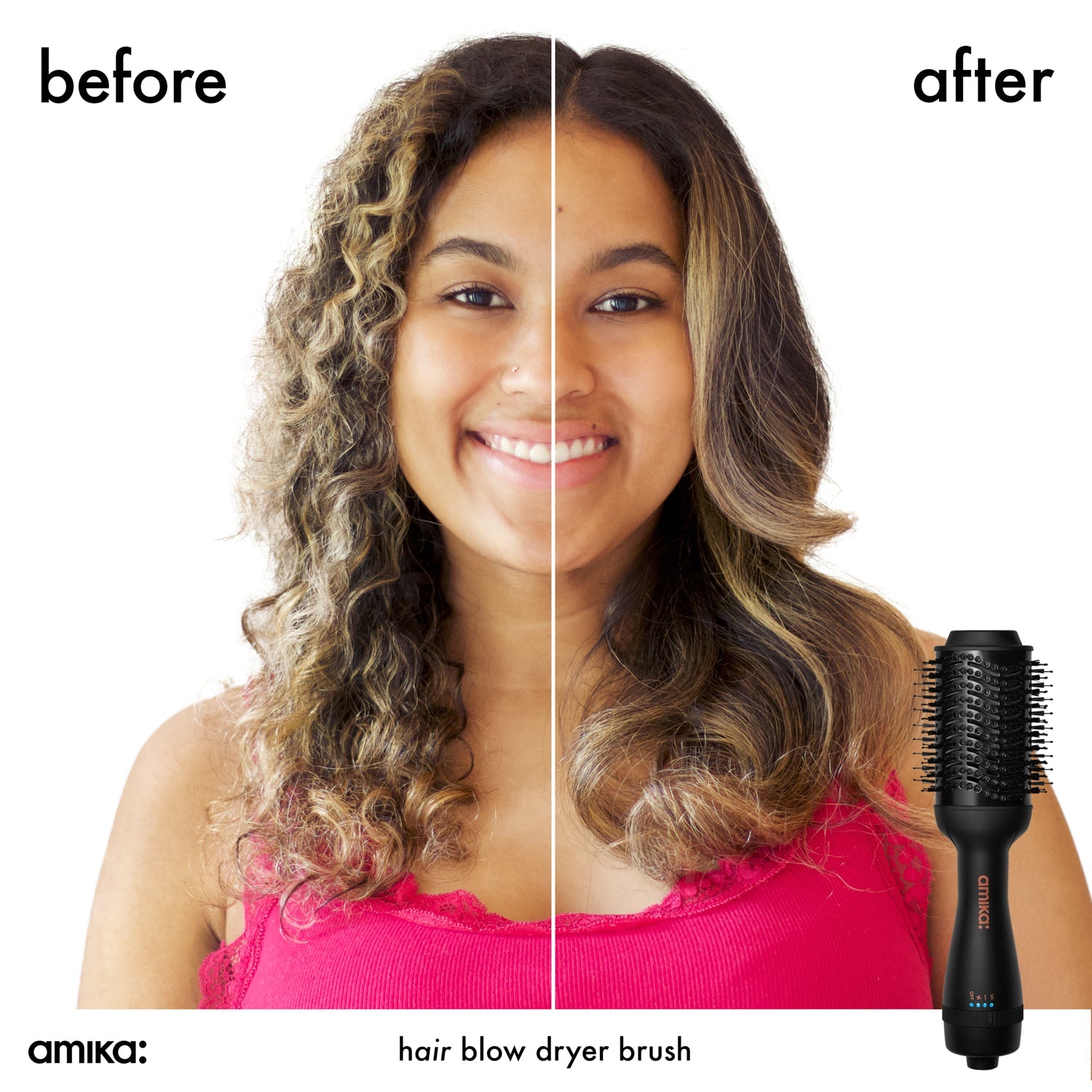 hair blow dryer brush 2.0 | amika