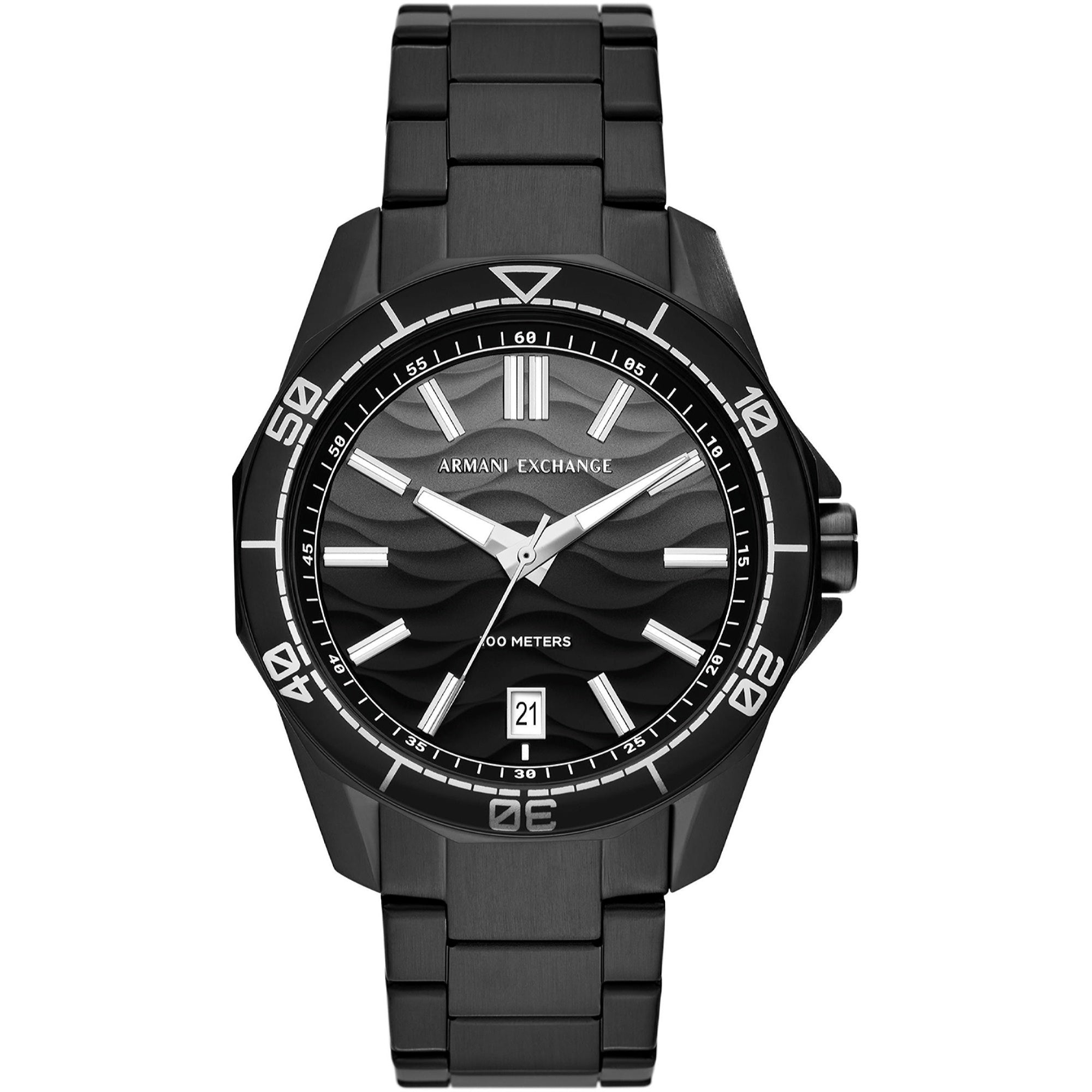 Men\'s Quartz Armani Watch Dial Black Classic Exchange AX1956