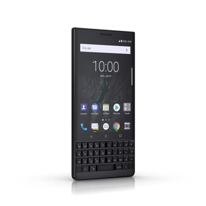 BlackBerry KEY2 BBF100-9 128Gb Black, QWERTY- Factory Unlocked