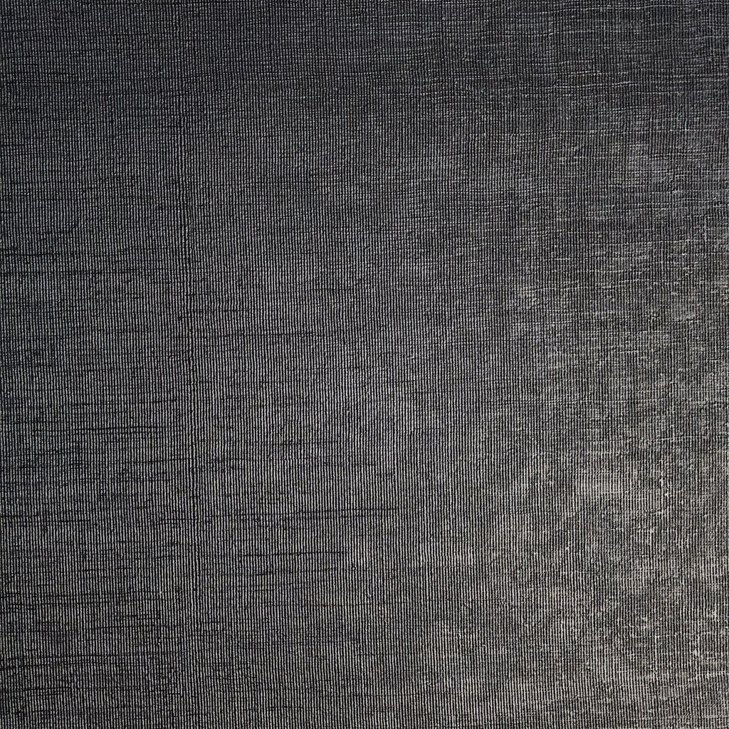 Z76008 Embossed contemporary Black plain faux sisal grasscloth texture ...