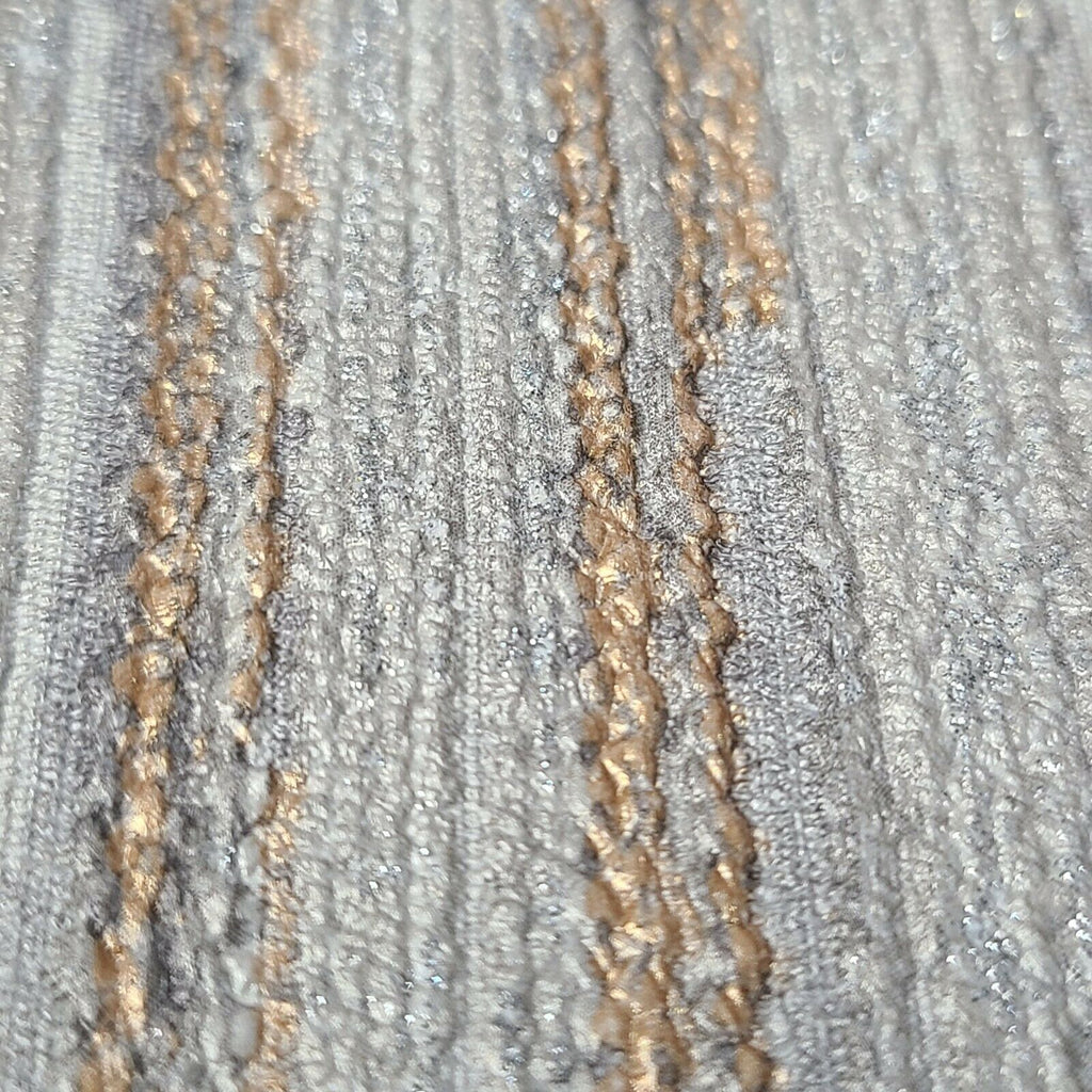 M2006 Tan taupe gray gold metallic plain faux fabric Wallpaper ...
