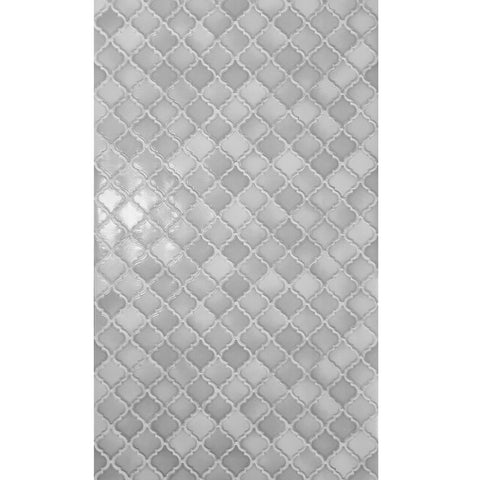 WMNF23208101 Gray Moroccan trellis faux tiles Wallpaper – wallcoveringsmart