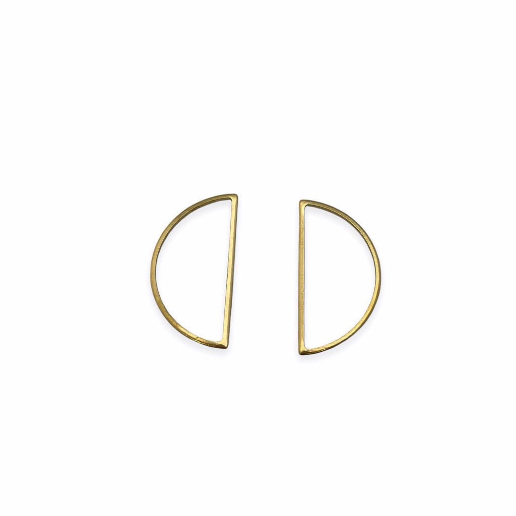 Upside Down Hoop With Bar Jacket Earrings – Rebekah Vinyard Jewelry