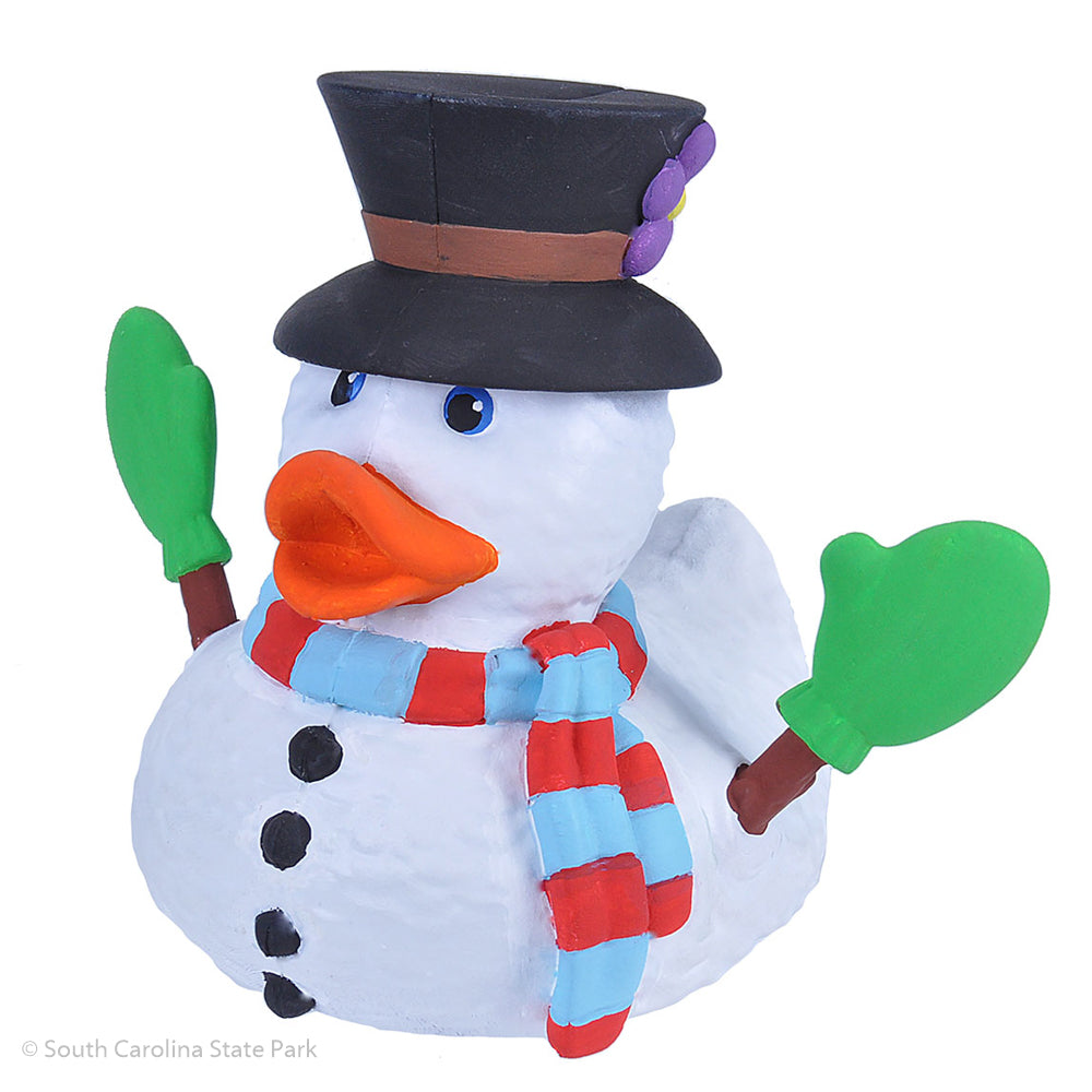 snowman rubber duck