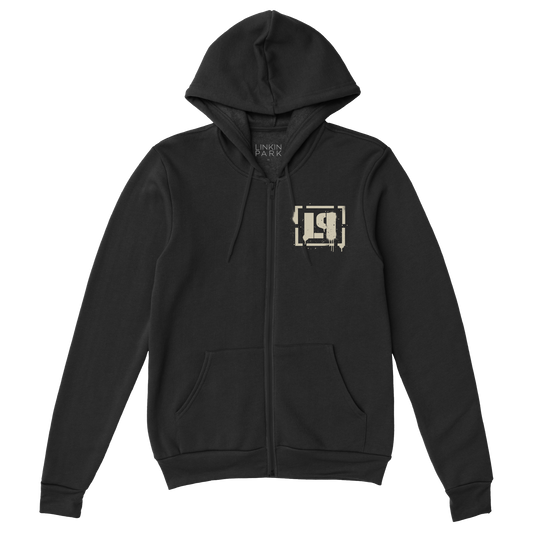 LP Classic Spray Lined Black Work Hoodie – Linkin Park Store