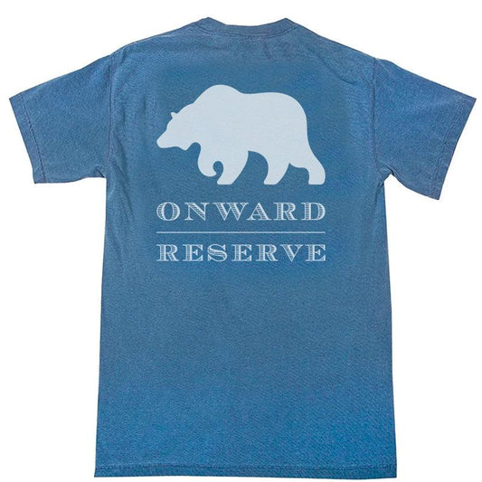 Rustic Bear Short Sleeve tee - Washed Red – Onward Reserve