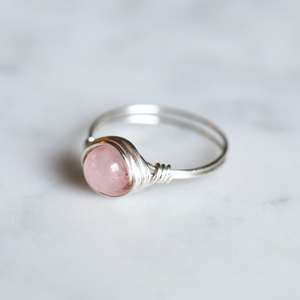 rose quartz ring price