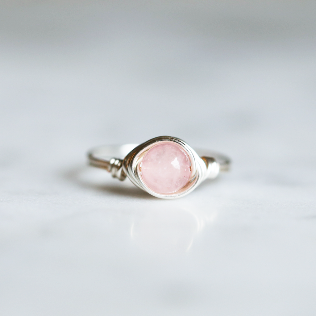 rose quartz ring price