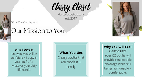 Classy Closet Boutique Outfits for Modesty + Confidence for Everyday Life