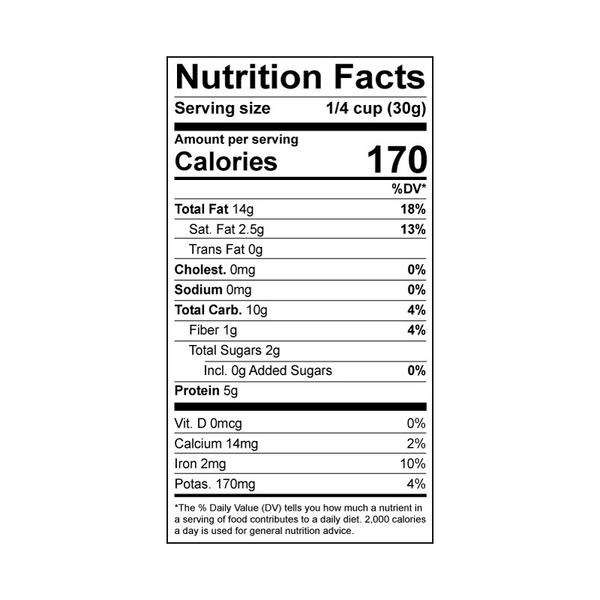 salted cashew calories