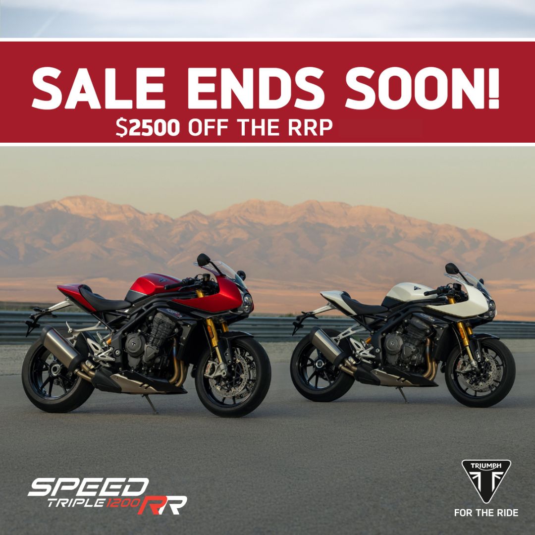 Sale Triumph Speed Triple Bayride nz 2023 