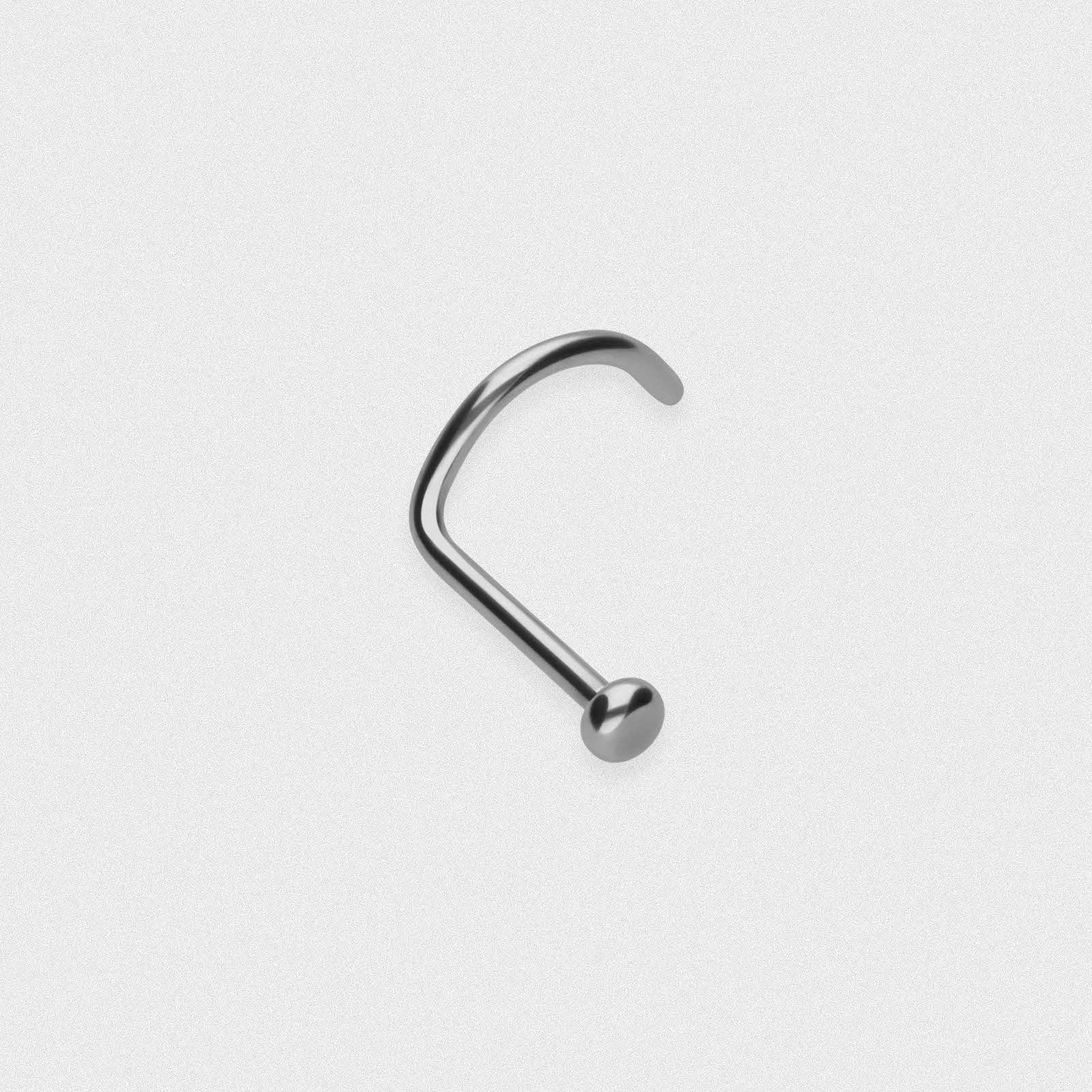 Product Image for Flat Disk Titanium Threadless Nose Stud (Nose Screw)
