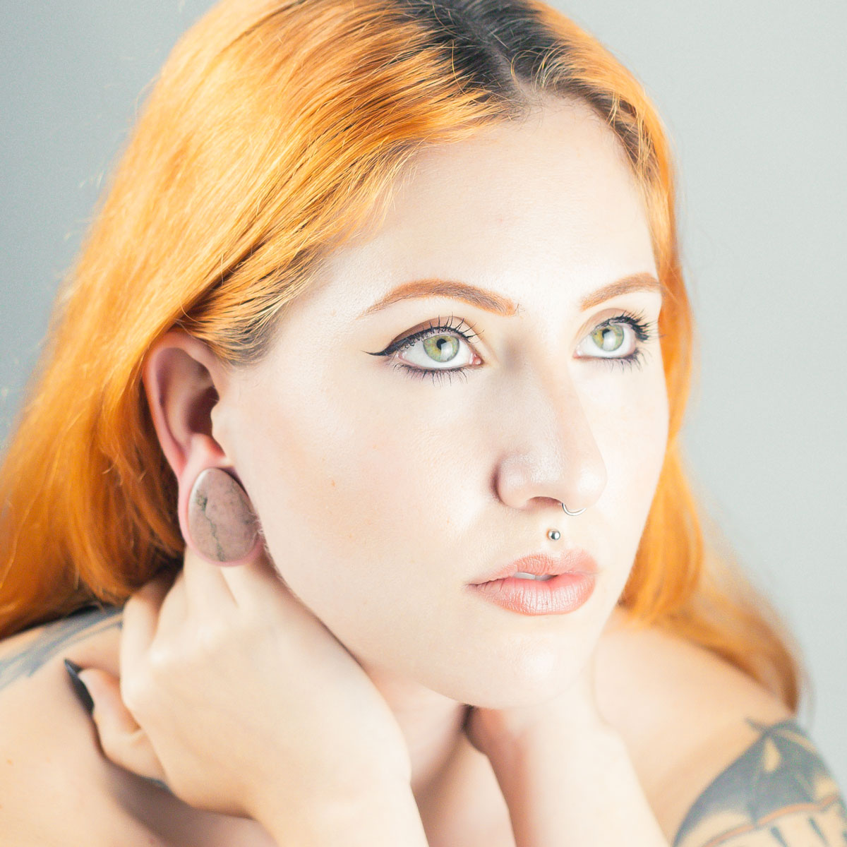 Teardrop Plug Model with Stretched Ears