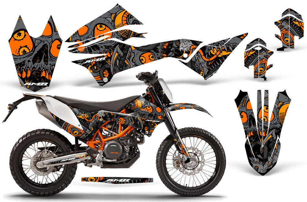 Наклейки на эндуро. KTM 690 Enduro r tunning. Графика KTM 690. KTM 2012 Graphics. Snowbike KTM r690.