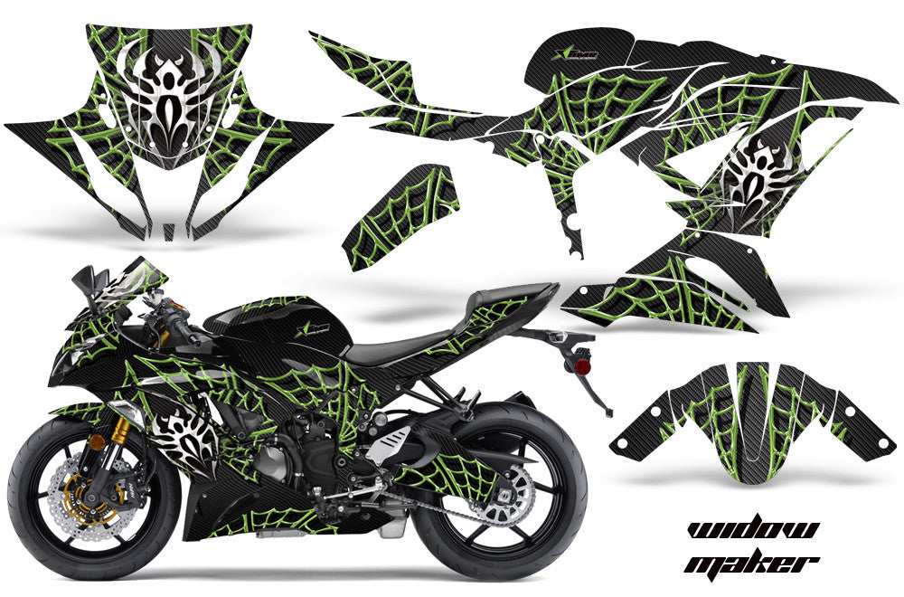 i stedet formel Settlers Kawasaki Ninja 636 ZX6-R Ninja Graphics (2013-2016) - Invision Artworks  Powersports Graphics