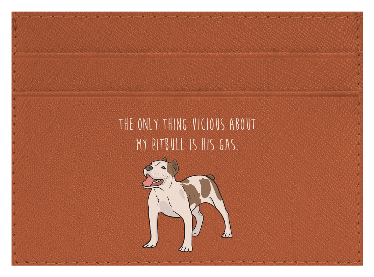 Pitbull Bikini Birthday Card 